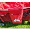 Image 2 : Ozark Trails Folding Red Wagon 20 W, 35 D, 21 T + Handle 