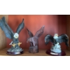 Image 1 : Eagle Figures - 'The Canadian Rockies' 12T, 'The Canadian Wilderness' & Beautiful Wood Carved Eagle 