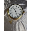 Image 4 : French Brass Ships Clock With Keys