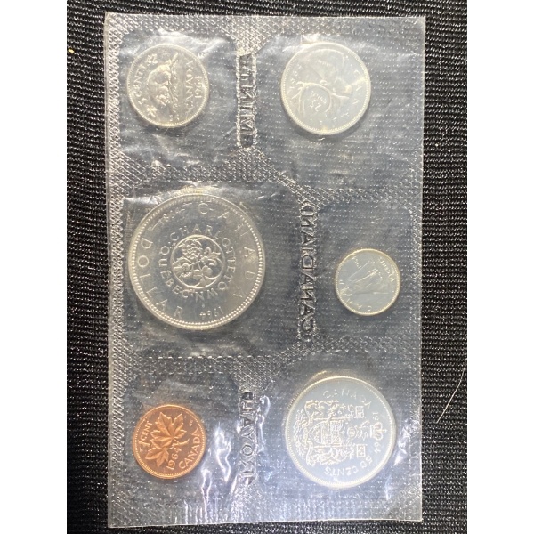 1964 Canadian Silver Uncirculated Coin Set