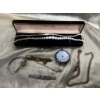 Image 1 : Jewelry and Accessories Including Pocket Watch and Beaded Necklace
