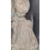 Image 5 : Austin Production Plaster Resin Statue of Girl Wearing Dress 9 W, 10 D, 23 T 