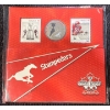 Image 1 : 2012 25 Cent Calgary Stampeders CFL Stamps & Coin Set
