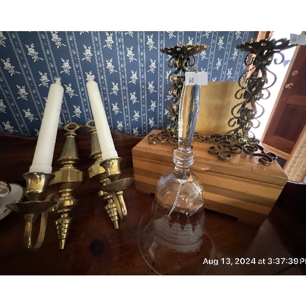 Glass Bell - Candle Holders - Wood Boxes 