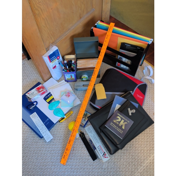 Home Office Essentials - New Five Star First Gear All In One Binder Envelopes Dividers Meter Stick &