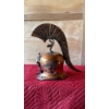Image 2 : Decorative Brass Coloured Spartan Style Helmet 