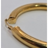 Image 7 : 585 Italy Yellow Gold Hoop Earrings (11.6 Grams Total)