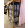 Image 4 : Wood and Metal Shelving Unit with Multiple Shelves 4ft x 6ft 2ft