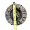 Image 8 : Tibetan Bronze Stupa Shrine and Incense Holder Set with Inlaid Stones