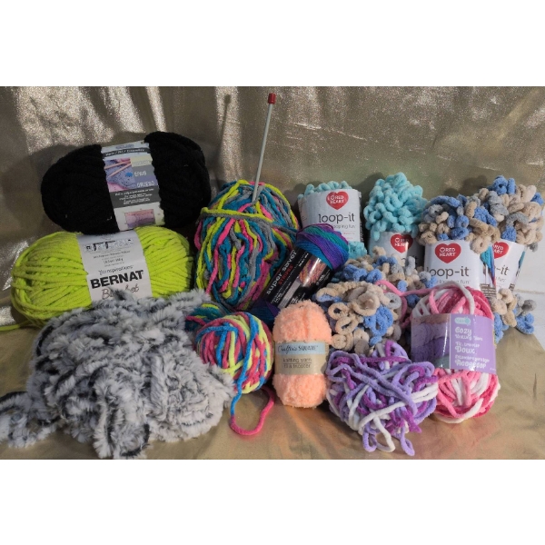 Bundle of Soft Skeins Featuring Multi-Color Options for Knitting and Crochet