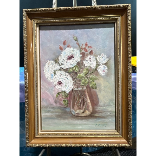 D. Bigsby Original Flowers in Vase 10Wx14H