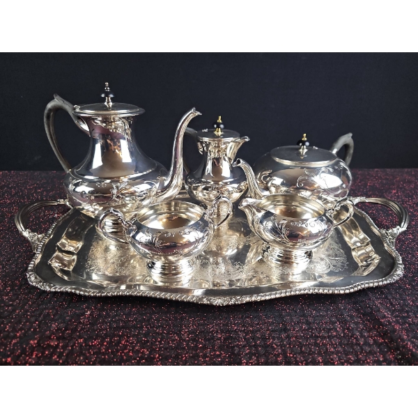 Victorian Plate Silver Tea and Coffee Service Set 5097E