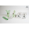 Image 1 : Collection Of Antique Items Including Vintage Green Depression Glass And Commemorative Drinkware. 