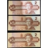Image 3 : Canadian $1 & $2 Bills