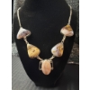 Image 2 : Stamped .925 Jasper Agate Pendant, Dendritic Agate Necklace, Pietersite Bracelet