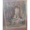 Image 2 : Framed Tapestry Style of Ladies in Parlour Scene 36 X 41