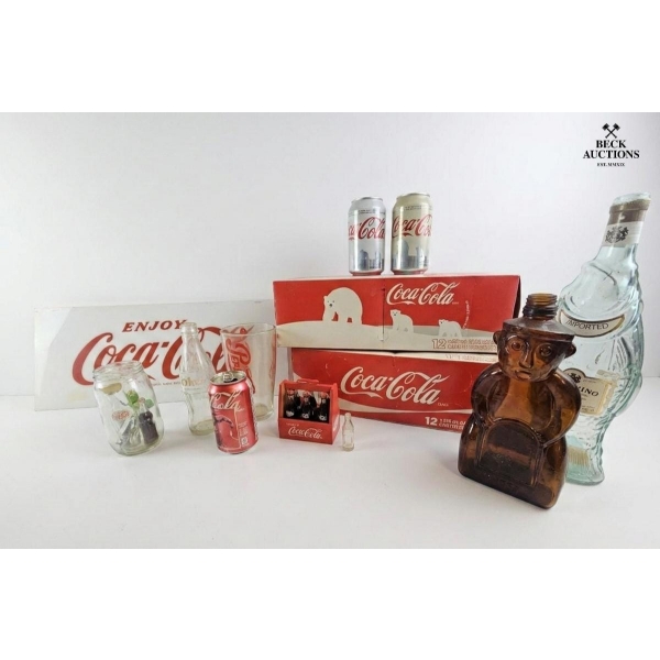  Collection Of Vintage And Modern Coca-Cola Branded And 12-pack*2 carriers 2011/2012 "Arctic Home" 