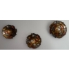 Image 2 : Decorative Metal Wall Art (quant.3) 12T