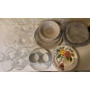 Image 1 : Clear Glass & Ceramic Servingware Collection 