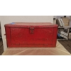 Image 1 : Red Metal Toolbox with Assorted Tools