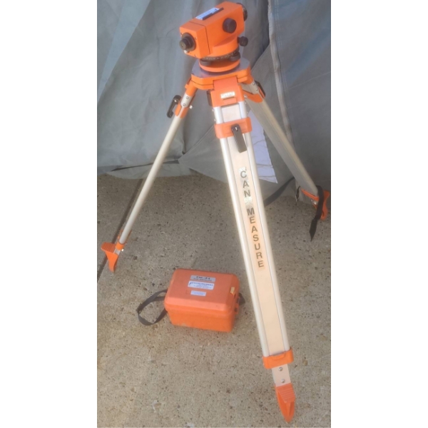 CAN-MEASURE CM-24 Automatic Level with Tripod and Case