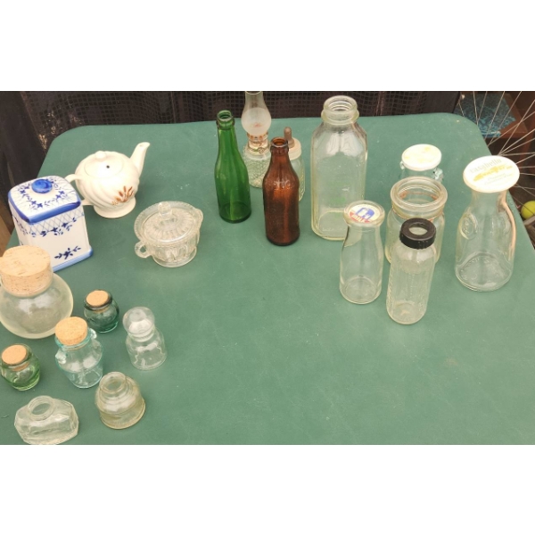 Glass Bottles and Kitchenware Collection