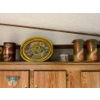 Image 7 : Collection of tea pots cookie Jars & various tin canisters .