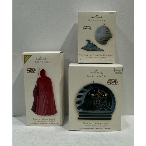 Star Wars-Death Star, Emperor's Royal Guard, The Final Confrontation Hallmark Ornaments