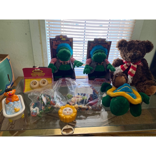 Plush Dolls and Action Figures