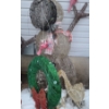 Image 1 : Outdoor Holiday Light-Up Decorations Includes: Snowman 79 T, Geese, Wreath 