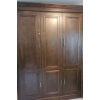 Image 2 : Queen Size Murphy Bed in Dark Finish Wall Case, Safety Lock Keys Included 64 w, 89 h, 19 d