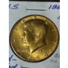 Image 2 : Gold-Plated USA 1964 Half Dollar Coin