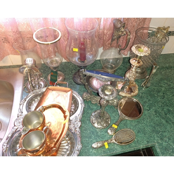 Brass, Copper Kitchenware Set 