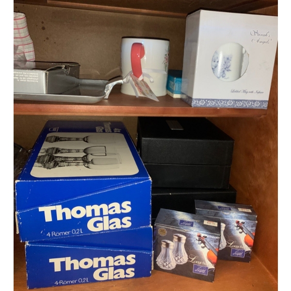 Hostess Essentials - Serving Trays Water Glasses S+P Shakers & More