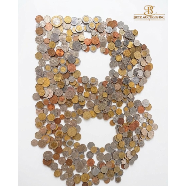 Large Collection Of Mixed Coins From Various Nations 