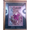 Image 3 : Two Figurine Table Lamps with Framed Artwork