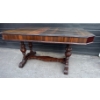 Image 2 : Basset Furniture Co. Colonial Revival Walnut Dining Room Furniture- Dining Table, Three Chairs  