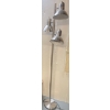 Image 3 : Retro Telephone Table 31x25x27 w/ Brass Dolphin Bell Chrome Floor Lamp & More