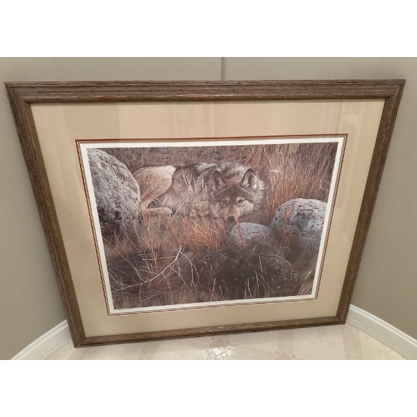 Carl Brenders "One To One"  - Grey Wolf 19 x 17   7464/10,000