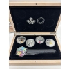 Image 1 :  2015 $20 Looney TunesTM - Pure Silver 4-Coin Set with Watch
