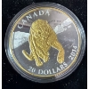Image 3 : 2014 $20 Fine Silver Coin Cougar: Pouncing in the Snow 31.39 Grams