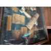 Image 2 : Large Shadow Box Containing Models Of Antique Aircraft & More 42x15