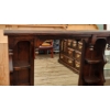 Image 6 : Vintage Dark Wood Bedroom Dresser Set with Intricate Carvings and Brass Hardware ( See Description)