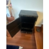 Image 4 : Vintage Black Laquared Hand Painted Cabinet 21x14x36