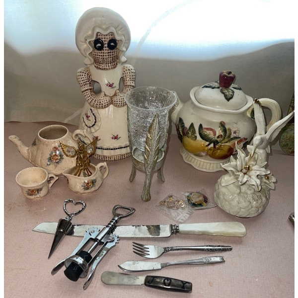 Tea Party Essentials - Tea Service w/ Assorted Kitchen Utensils & more