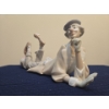 Image 2 : LLADRO Retired Reclining Clown  - 13W, 6D, 7T 