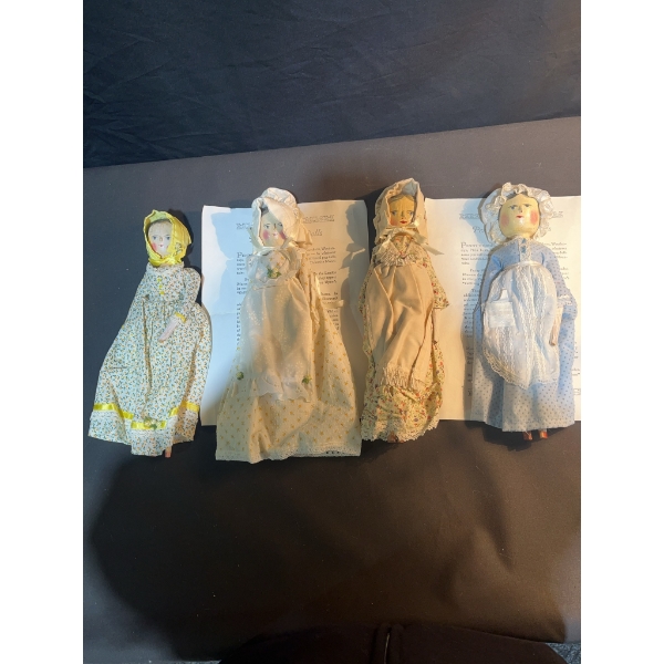 6 Penny Wooden Pedlar Dolls