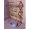 Image 2 : Two Storage Cabinets and Wooden Drying Rack with Plastic Bin