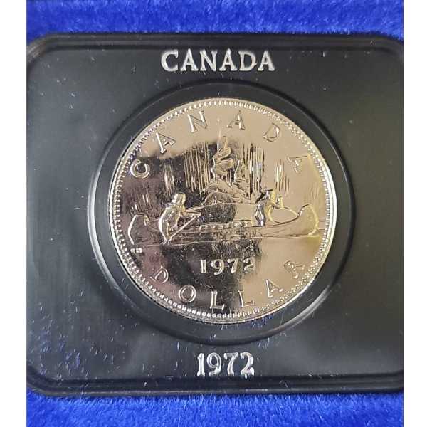 1972 Canada Silver Dollar Coin