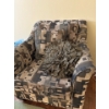 Image 2 : Fabric Single Chair Whittaker Designs w/ Bag Full of Decorative Pillows - Chair is 34W, 36D, 36T 